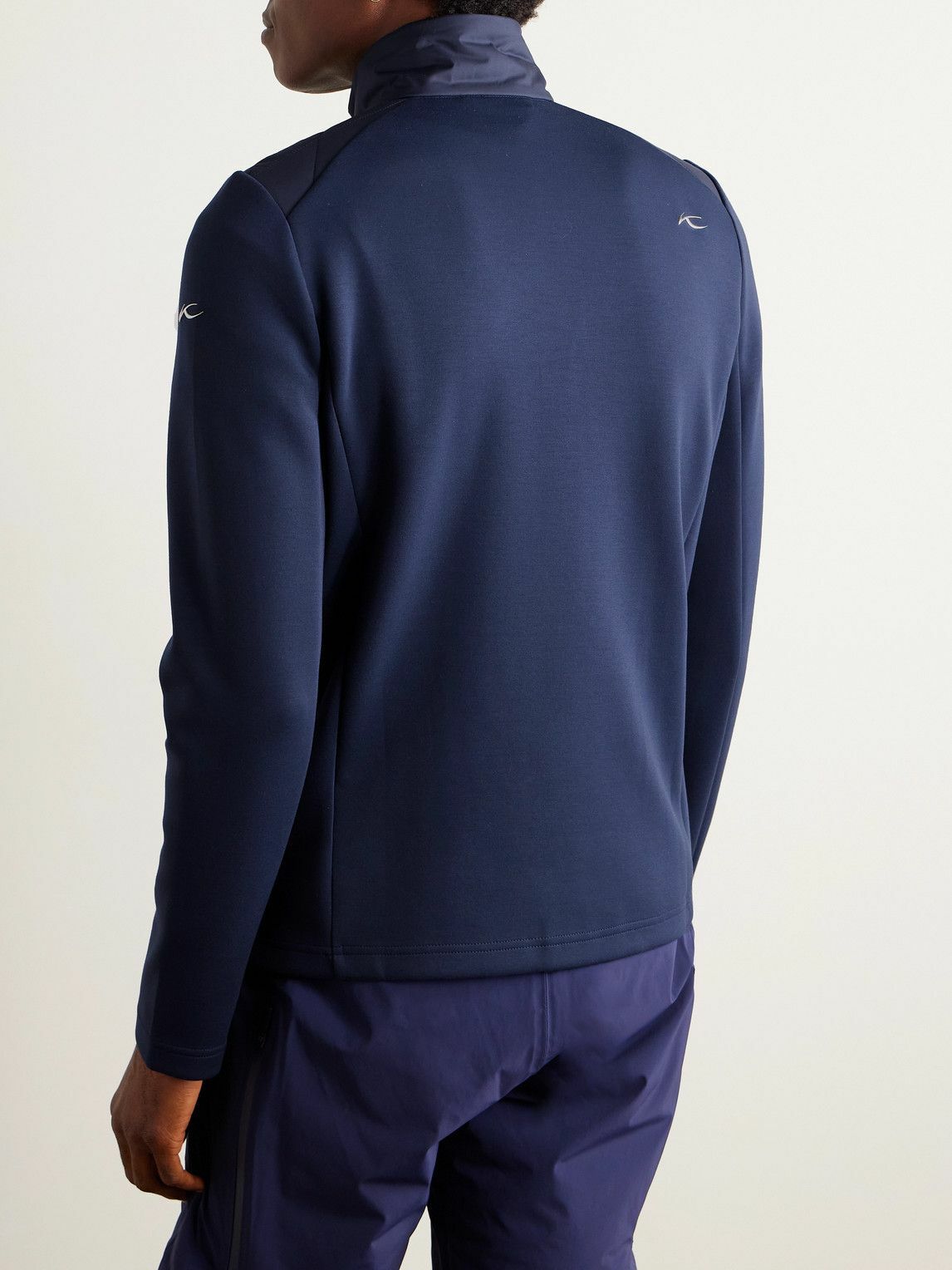Kjus - Formula Quilted Shell-Trimmed Tech-Jersey Jacket - Blue