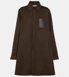 Loewe Anagram wool and cashmere coat