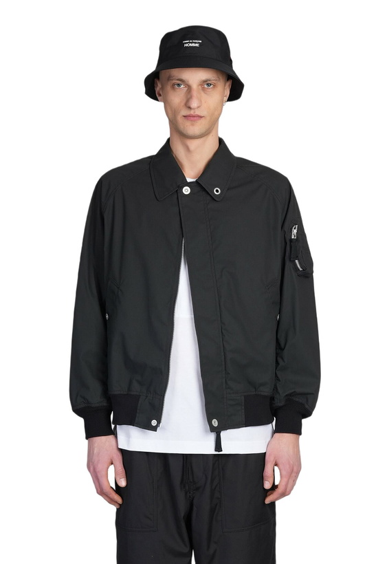 Photo: Comme des Garçons Homme Casual Jacket In Black Cotton