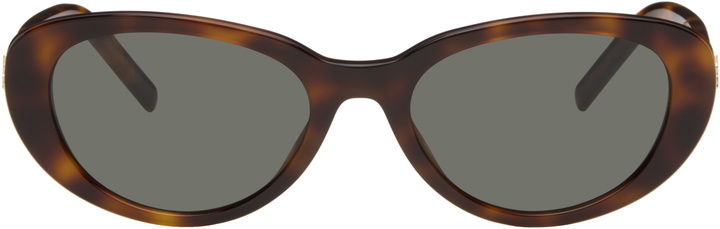 New Saint Laurent Cat Eye Sunglasses SL 502 Tortoise Saint Laurent SL 502 Sunglasses 002 Dark Havana - eye-oo.com main image 4