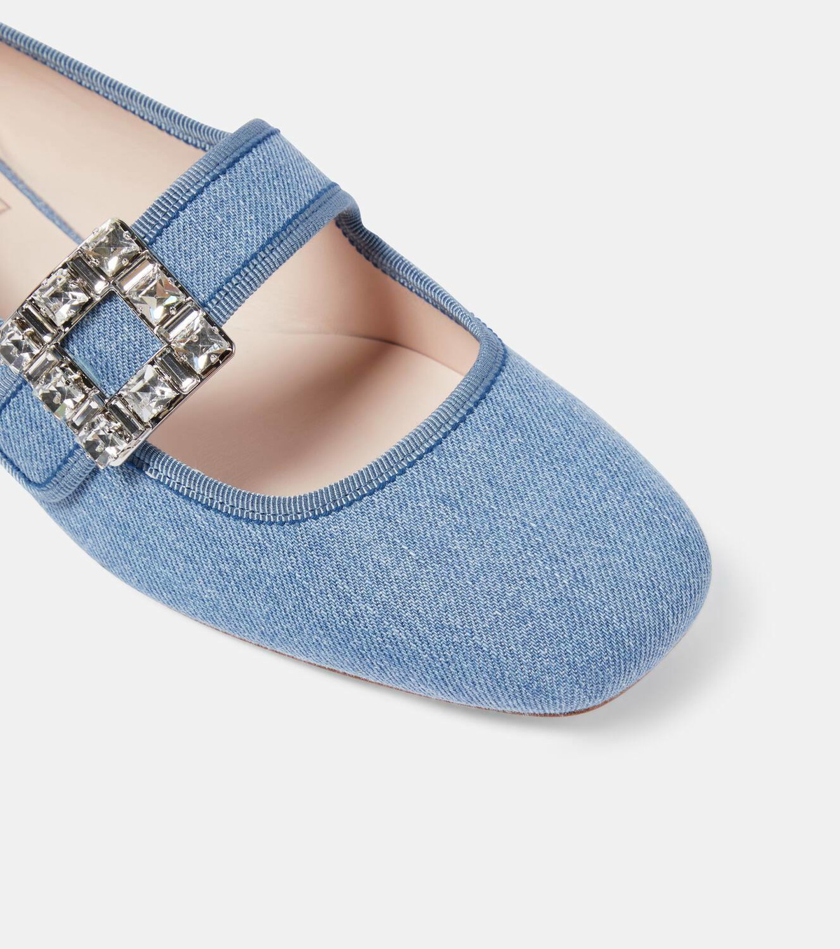 Roger Vivier Très Vivier Strass Buckle Babies ballet flats