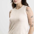 YMC Women's Dot Knit Vest in Pink Marl