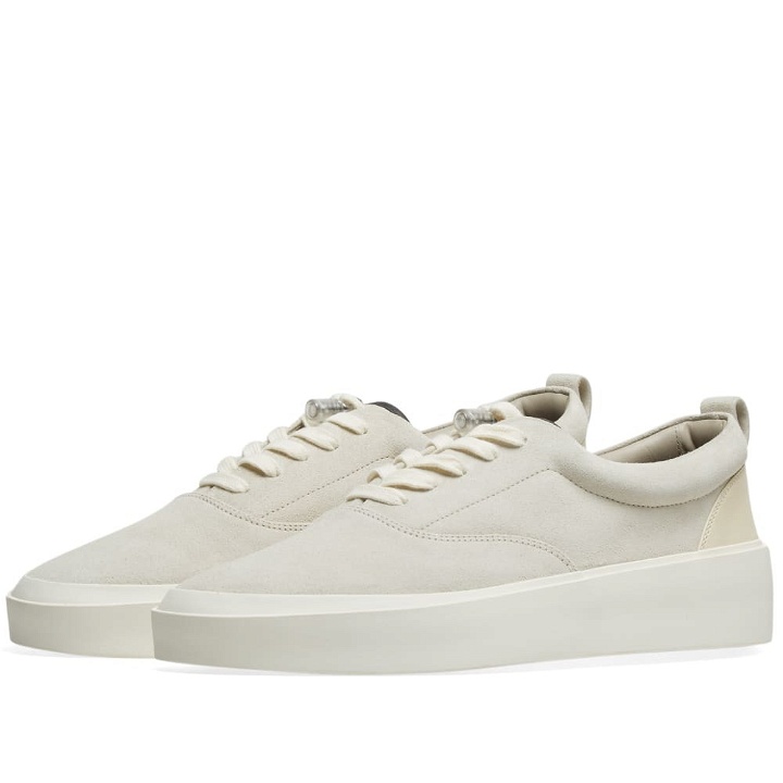 Photo: Fear Of God 101 Lace Up Sneaker Light Grey & Cream