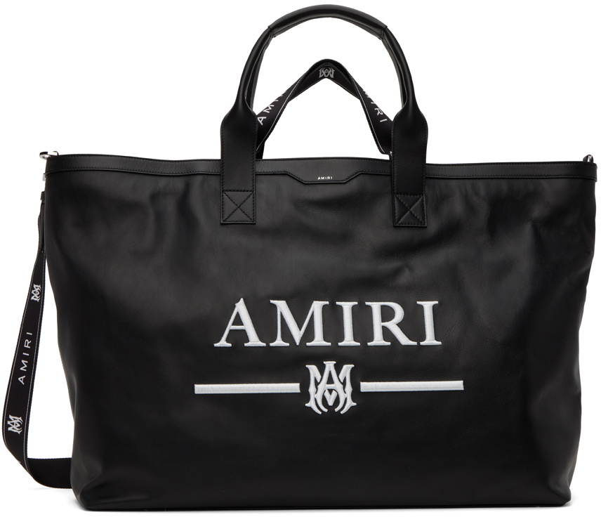 AMIRI Black Logo Embroidery Tote Amiri AMIRI Black Logo Embroidery Tote Amiri