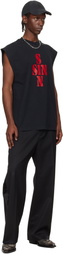 VETEMENTS Black 'SIN' Sleeveless Top