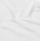 FRESCOBOL CARIOCA - Lucio Cotton and Linen-Blend T-Shirt - White