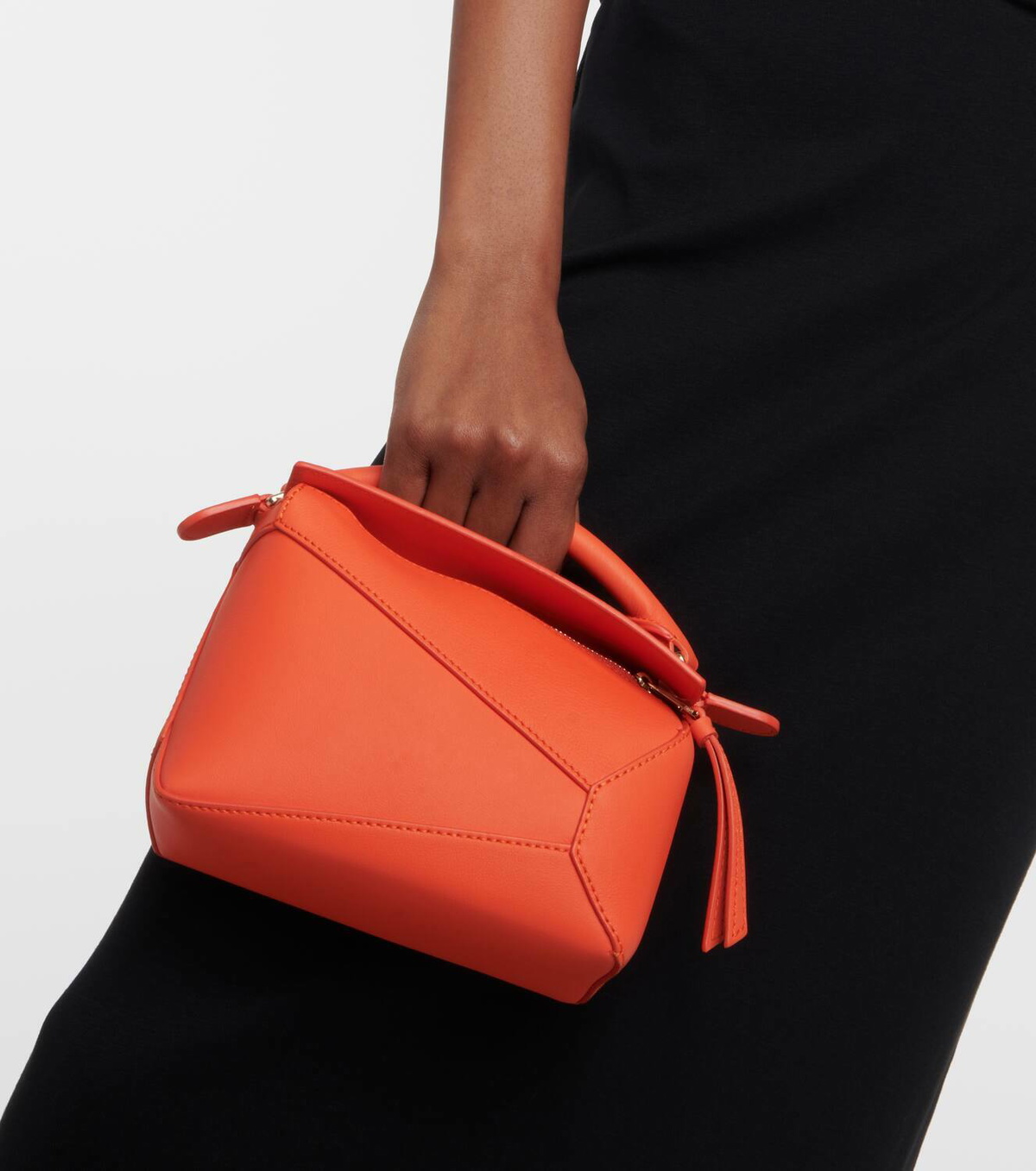 loewe mini puzzle bag orange