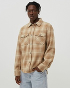 Woolrich Alaskan Melton Overshirt Brown - Mens - Overshirts