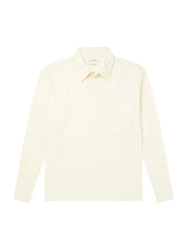 Photo: FRAME - Cotton-Poplin Shirt - White