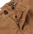 Incotex - Slim-Fit Stretch-Cotton Twill Trousers - Men - Tan