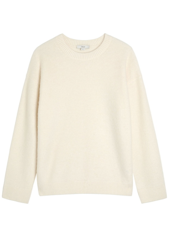Photo: Vince Boiled Cashmere Jumper Off White