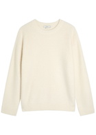 Vince Boiled Cashmere Jumper Off White
