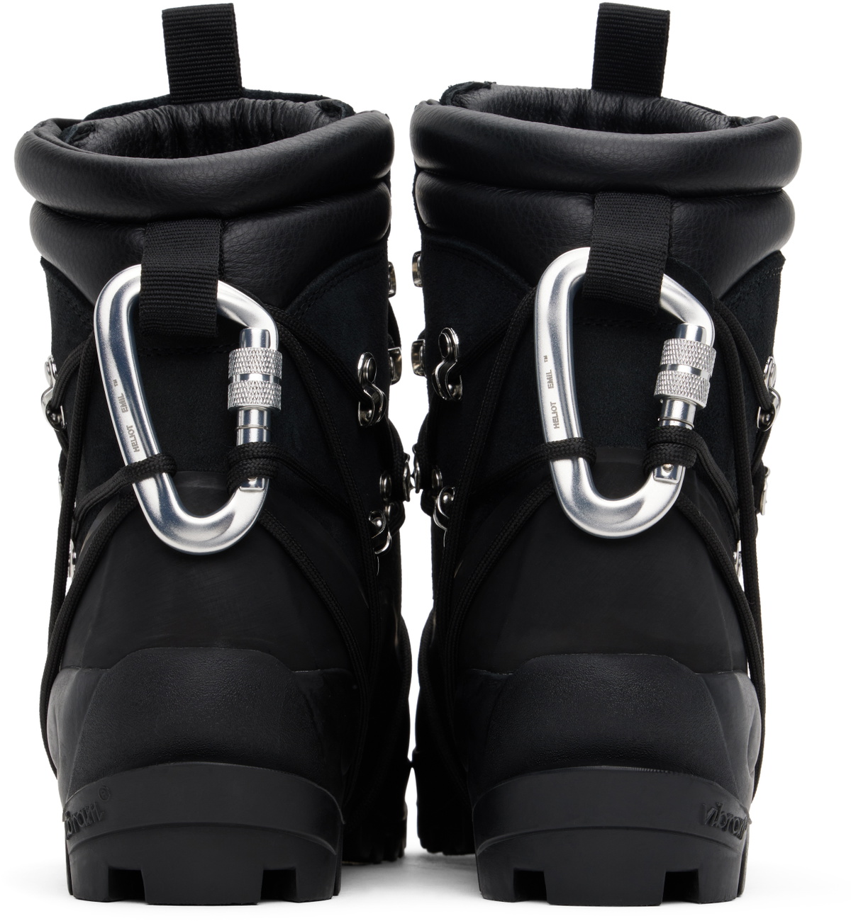 HELIOT EMIL Black Hiking Boots Heliot Emil