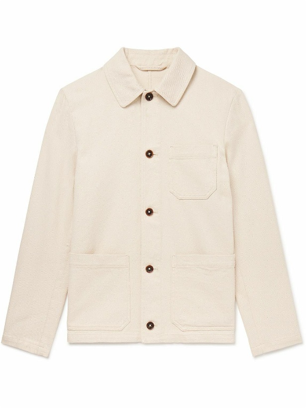 Photo: Incotex - Cotton-Gabardine Shirt Jacket - Neutrals