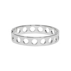 Maison Margiela Silver Perforated Cuff Bracelet