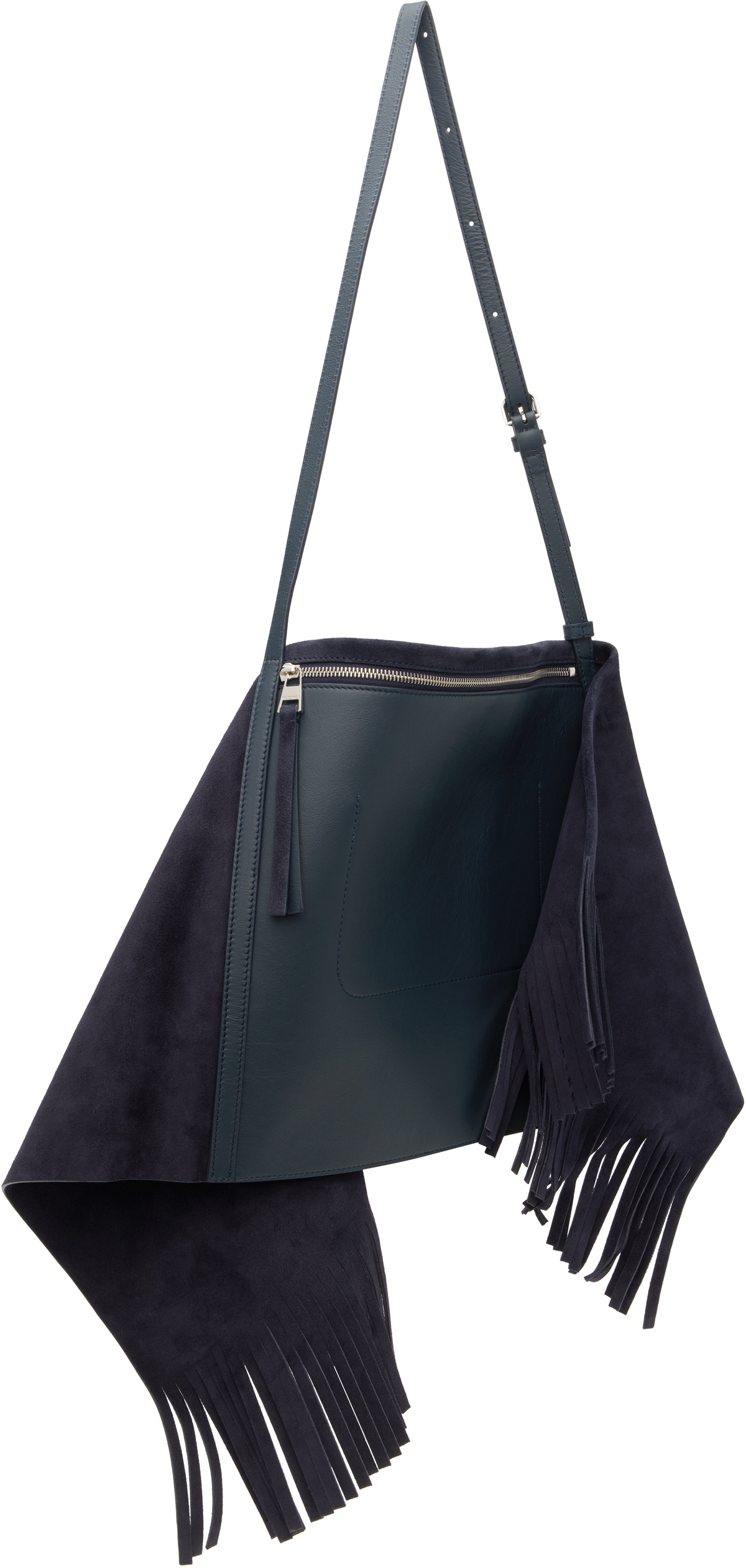 JW Anderson Navy Medium Scarf Bag