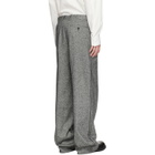 MM6 Maison Margiela Gray Exposed Seam Wool Trousers