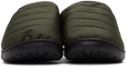 SUBU Green Quilted Nannen Slippers