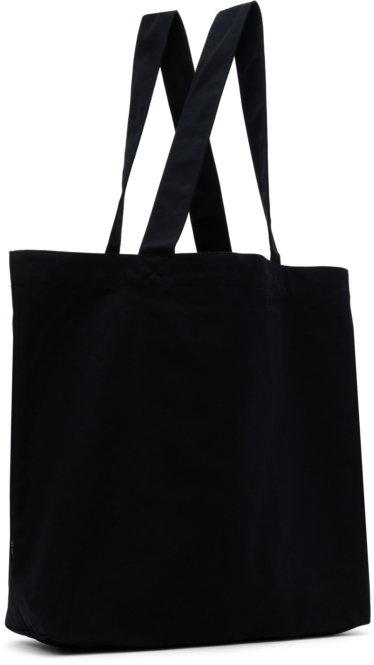 Carhartt Work In Progress Black Canvas Graphic Large Tote