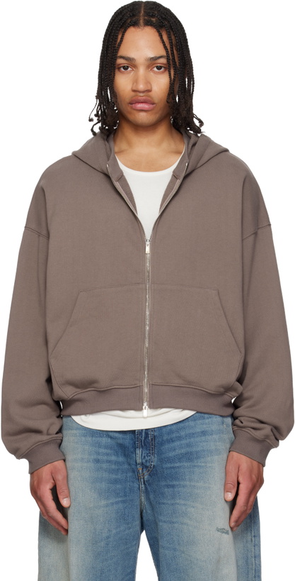 Photo: FFFPOSTALSERVICE Brown RH Zip Up Hoodie