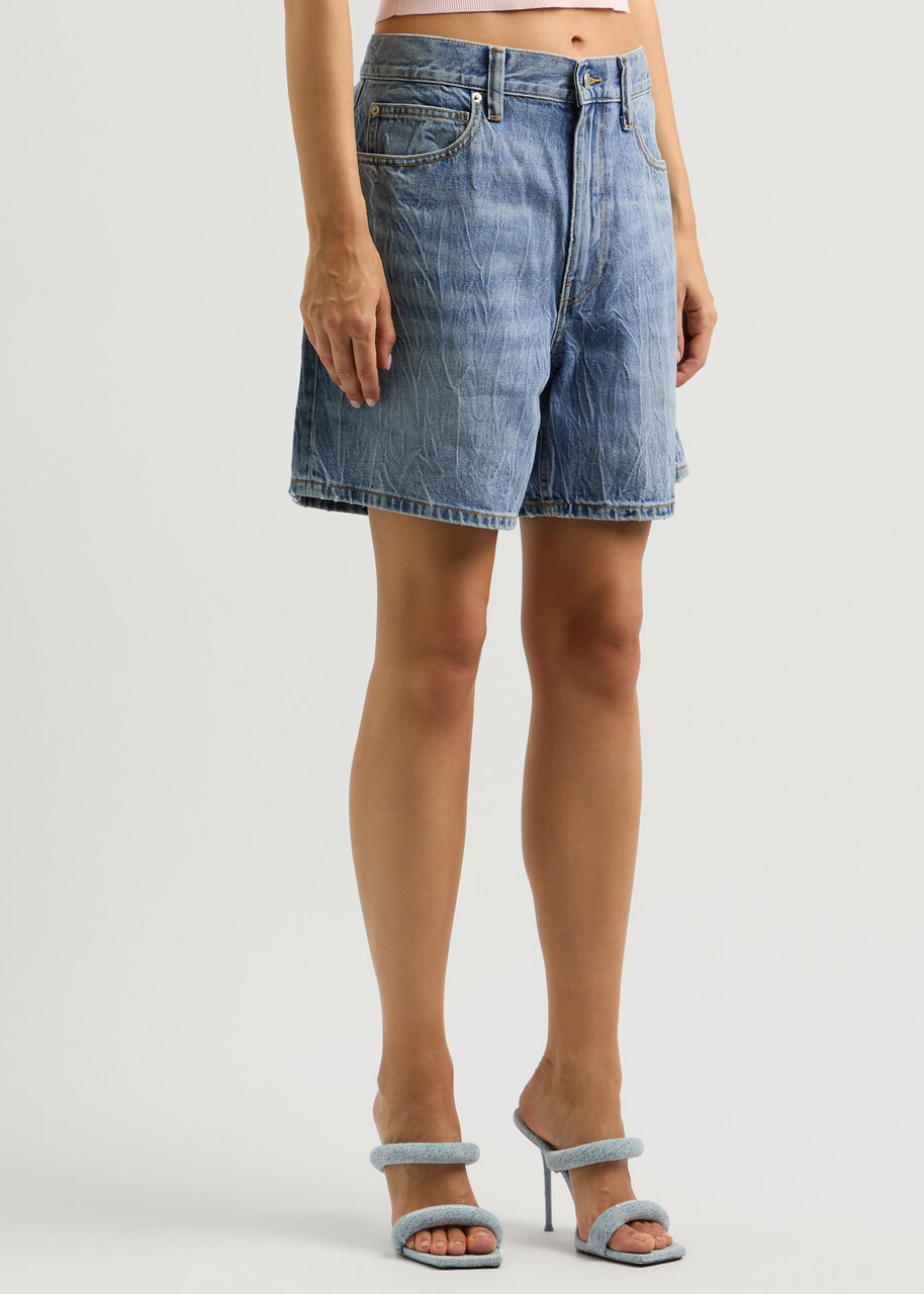 Alexanderwang.t Denim Shorts Blue