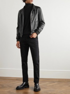 TOM FORD - Full-Grain Leather Jacket - Black