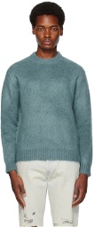 Golden Goose Blue Brushed Sweater
