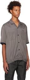 sacai Gray Bowling Shirt