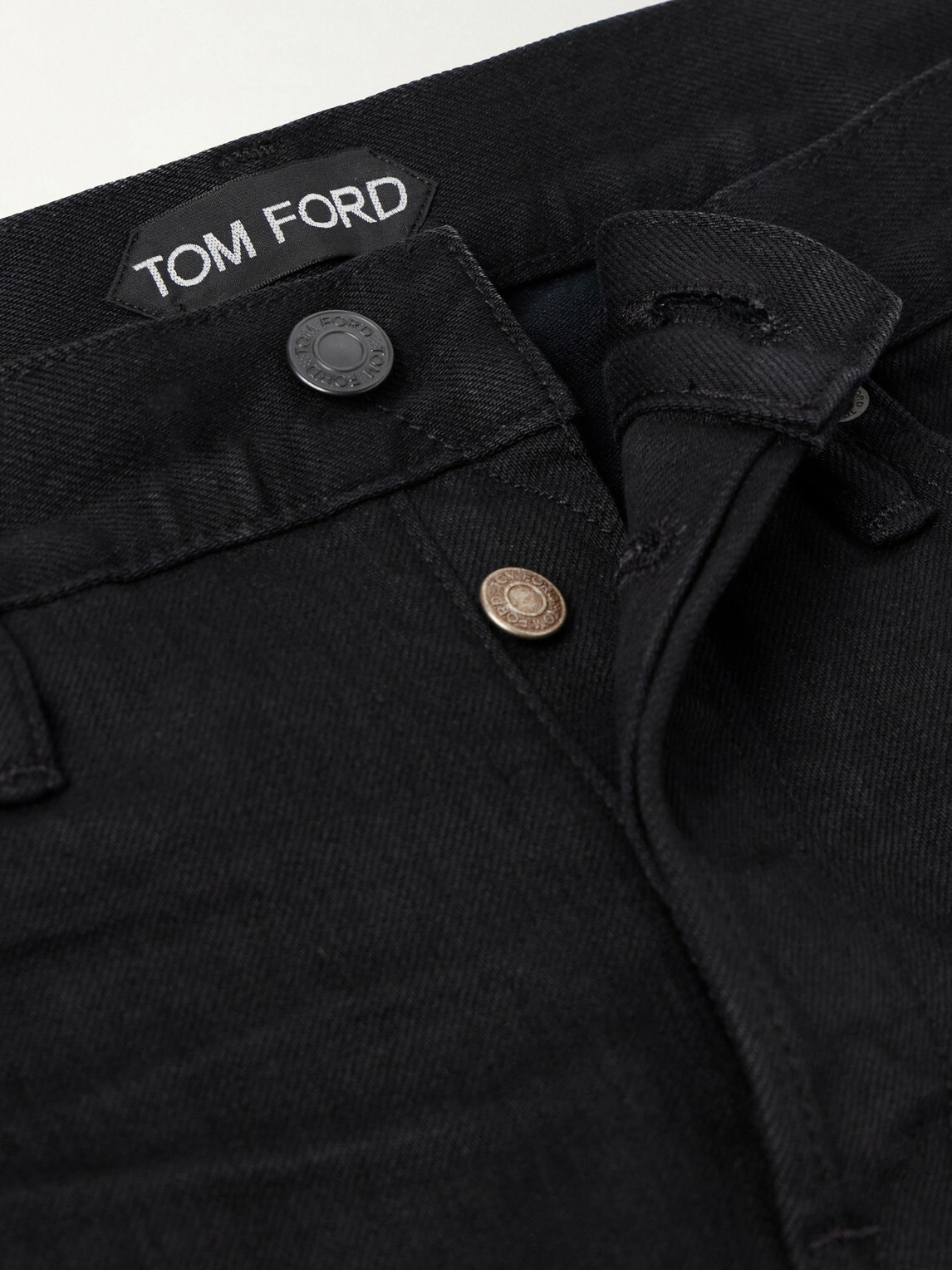 TOM FORD - Slim-Fit Jeans - Black