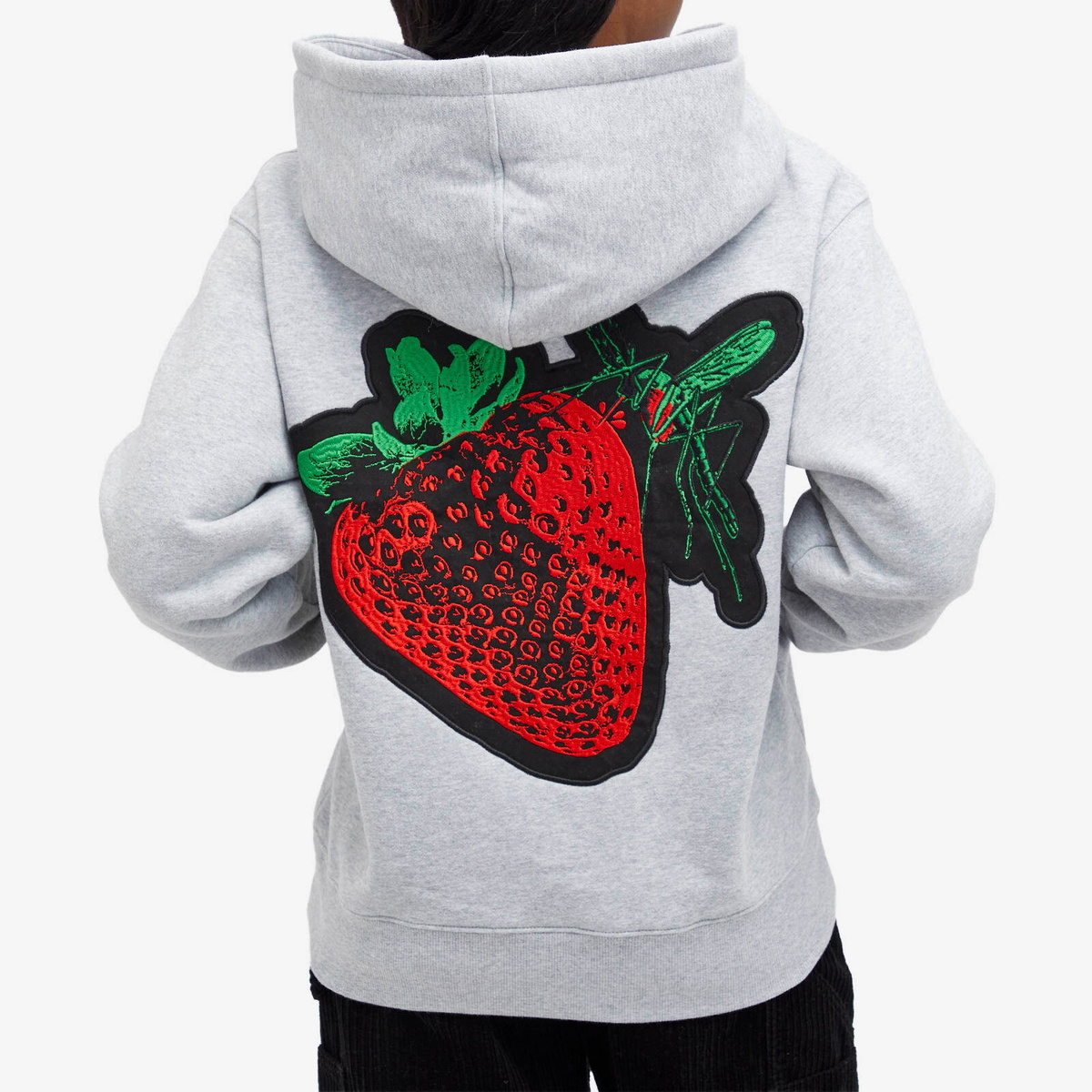 Pleasures Women's Cafe Hoodie in Heather Grey