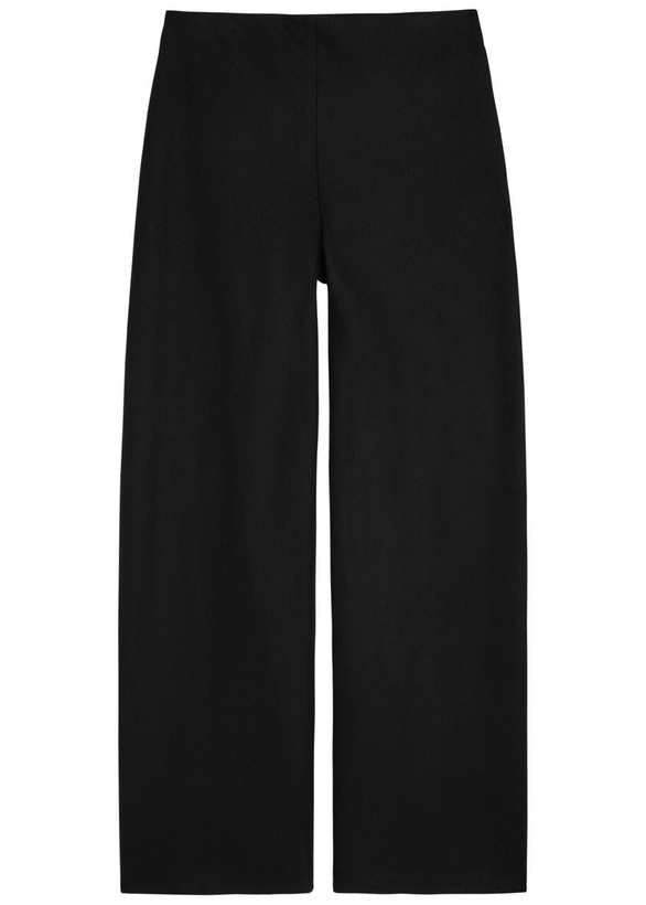 Photo: Vince Wide-leg Wool-blend Trousers Black