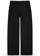 Vince Wide-leg Wool-blend Trousers Black