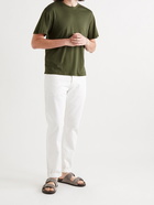 MR P. - Cotton and Silk-Blend Jersey T-Shirt - Green - XS