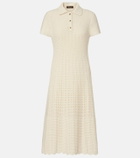 Loro Piana Arola knitted cotton polo dress