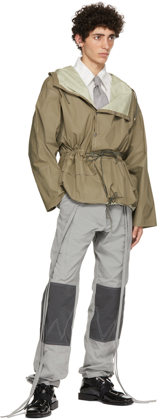 Georges Wendell Brown Taffeta Jacket