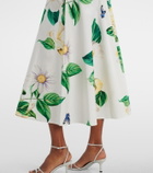 Leo Lin Bianca floral cotton shirt dress