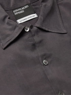 Enfants Riches Déprimés - Logo-Embroidered Twill Shirt - Gray