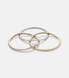 Bucherer Fine Jewellery Stretchy 18kt gold bracelet with diamonds