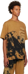 Feng Chen Wang Black & Yellow Bleached T-Shirt