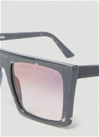 Clean Waves - Type 3 Tall Marbled Sunglasses in Grey