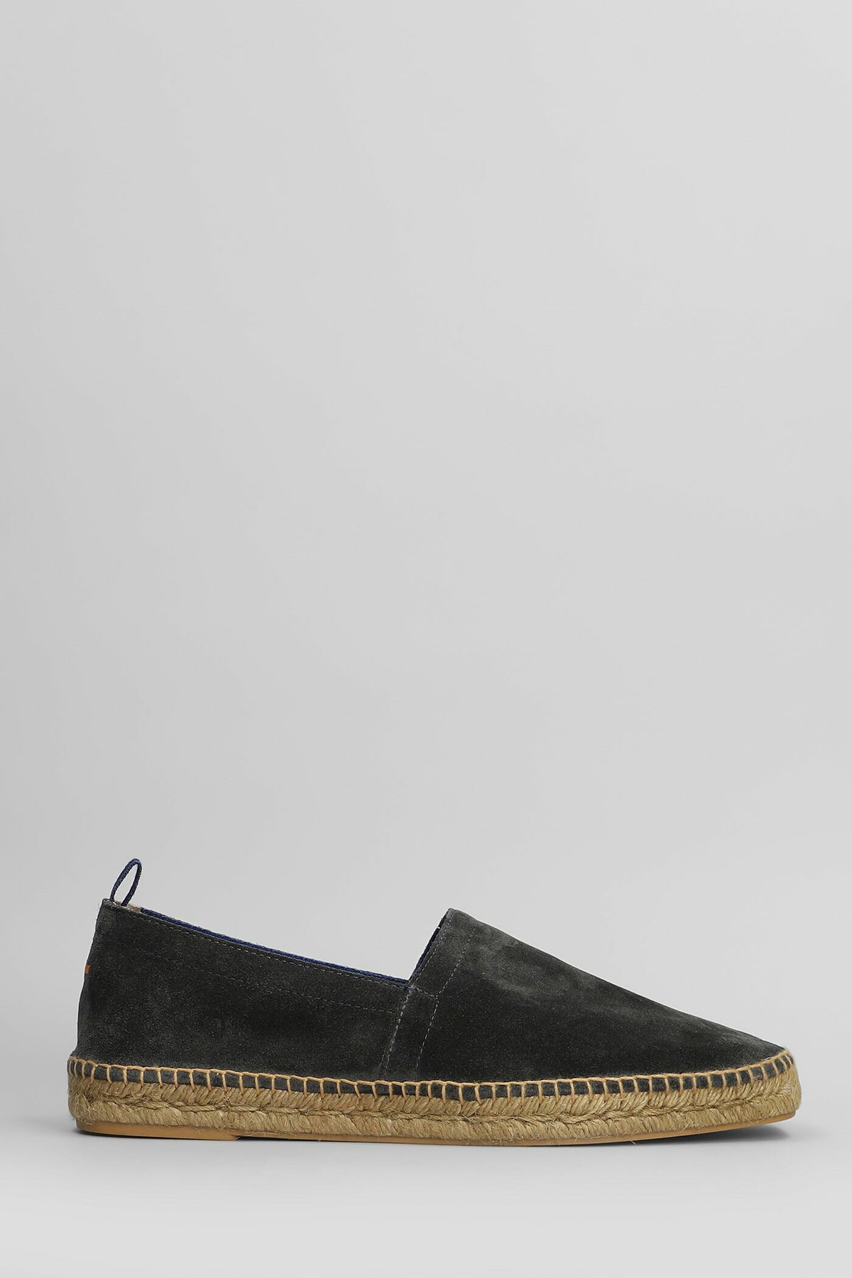 Castañer Pablo T-186 Espadrilles In Grey Suede