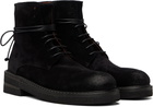 Marsèll Black Parrucca Combat Boots