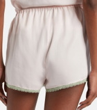 Posse Perla lace-trimmed shorts