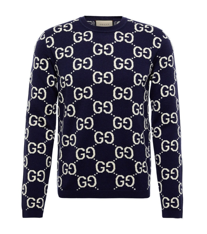 Photo: Gucci - GG jacquard wool sweater