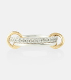 Spinelli Kilcollin - Marigold sterling silver and 18kt gold ring with diamonds
