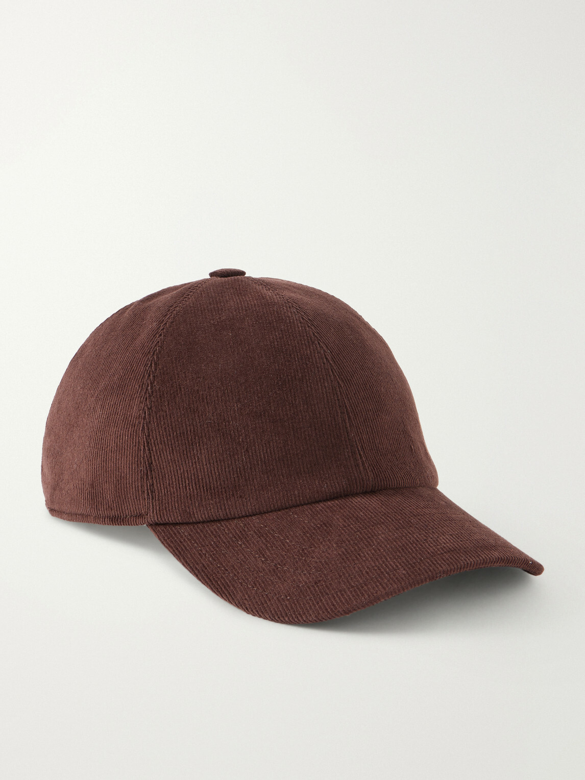 Purdey - Logo-Embroidered Cotton-Corduroy Baseball Cap - Brown