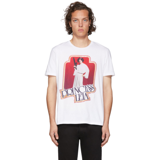 Photo: Etro White Star Wars Edition Princess Leia T-Shirt