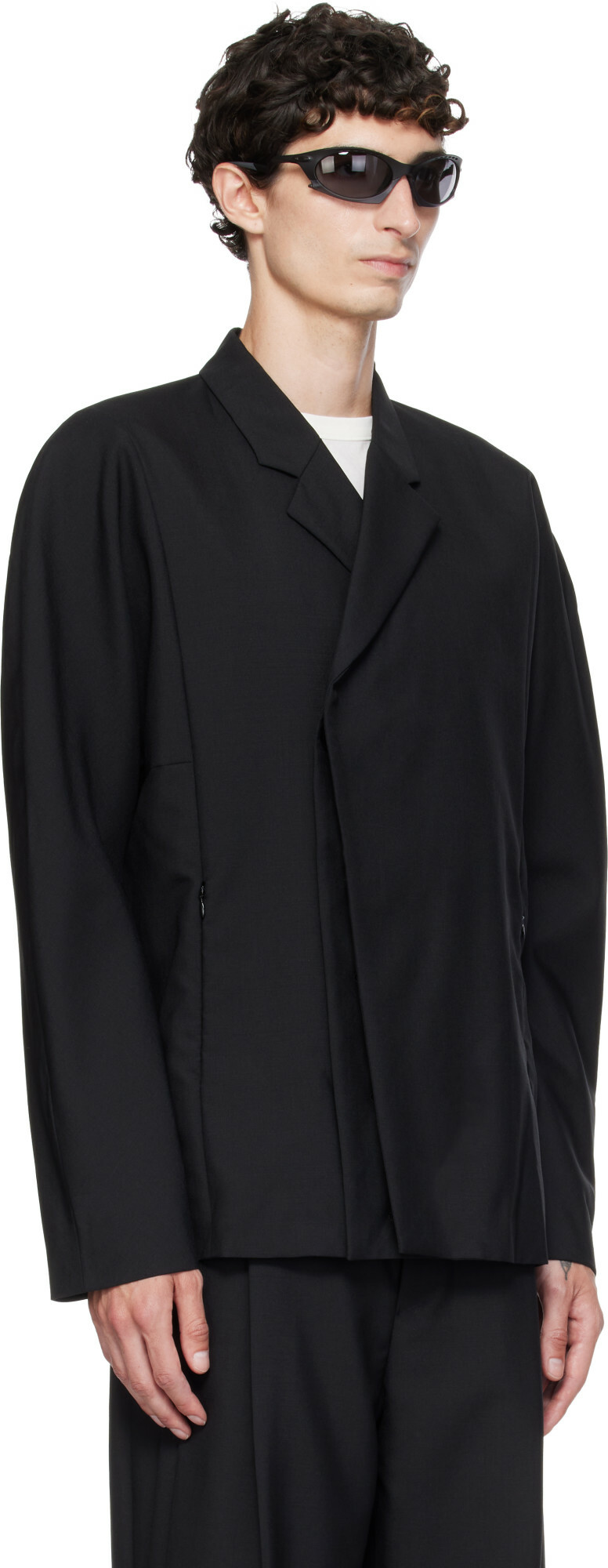 Kiko Kostadinov Black Vaals Tailored Blazer