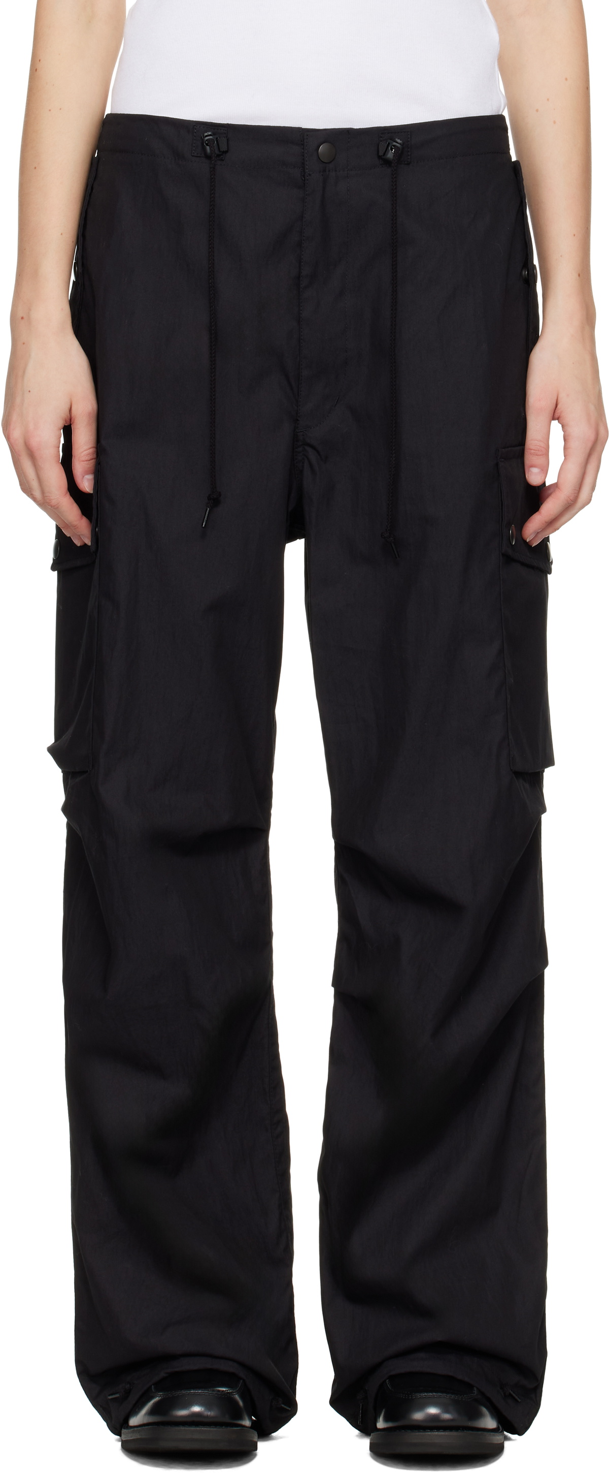 NEEDLES Black Field Cargo Pants Needles