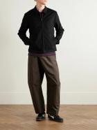 James Perse - Cotton-Blend Twill Coach Jacket - Black
